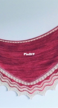 Velvet Frost Shawl by Alla Saenko