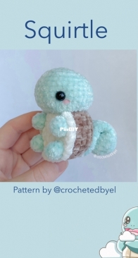 Crocheted By El - Water Turtle Pattern - English
