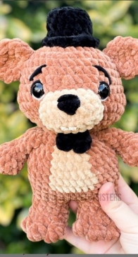 DE crochet patterns - DE crochet by sisters - Dominika Matovičová - Fred the Bear