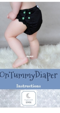 Nightshift - On Tummy Diaper  Sewing Pattern