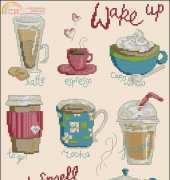 Espresso Yourself by Maria Diaz from Cross Stitcher UK 262 XSD