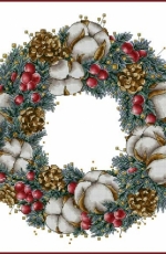 MiAxStitch - Winter Cotton Wreath by Minasyan Yana XSD