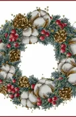 MiAxStitch - Winter Cotton Wreath by Minasyan Yana XSD