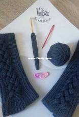 Fingerless gloves by Tanja Oswald