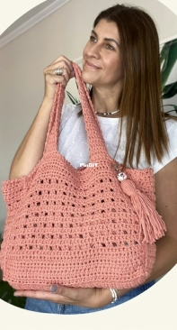 Atrapa Sueños Crochet - Cecilia Lorena Agüero - Bag Luz - Bolso Luz - Spanish