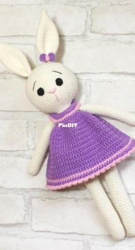 bunny in a dress