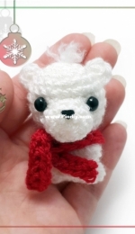 Delinlea - Danielle - Blogmas 2020 - Polar Bear Amigurumi - Free