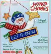 Dimensions 8587 - Wind Chimes - Let it Snow