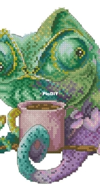 Fun Sheep - 23-051 Coffee Lovers. Chameleon XSD - Anastasia Kravtsova