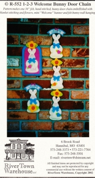 Welcome Bunny Door Chain - RiverTown Warehouse