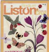 BORDA EN LISTON & punto de cruz nº 107