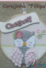 Arte Andrea - Corujunha Filipa/Owl Filipa Felt Pattern - Portuguese