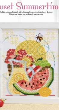 Sweet Summertime by Counting Puddles from Just Cross Stitch - August 2023 PCS + XSD