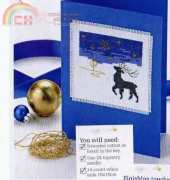 Fast & Fabulous Christmas Cards by Lesley Teare, Maria Diaz, Joanne Sanderson and Joan Elliott from Cross Stitcher 204 PCS