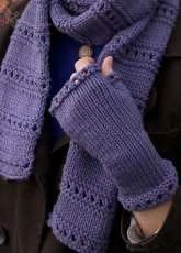 Montgomery Fingerless Mitts by Megan Goodacre-Free