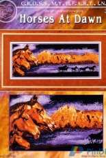 Cross My Heart CSB-215 - Horses At Dawn