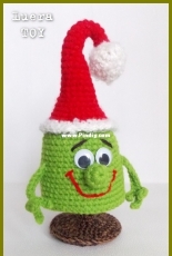 Luera TOY - Lubov Erlygaeva - Christmas Tree with Cap - Russian - Free