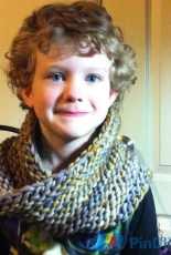 Knit-O-Matic-Bulky Moebius Cowl by Haley Waxberg-Free