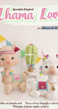 Feltraria da Cari - Carina Carange - Lhama Love - Portuguese