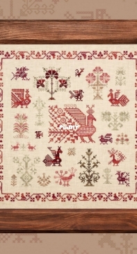 OwlForest Embroidery - Peahen Bird  XSD + PCS