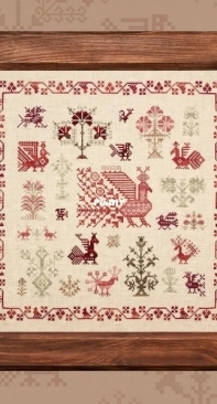 OwlForest Embroidery - Peahen Bird  XSD + PCS