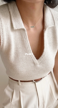 Amy Top by Claudia Duran Gaitan - MochiKnits