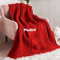 Yarnspirations - Heart of the Matter Blanket - Free