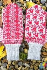 Earth and Stars Mittens by Emily Bujold-Free