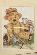 DMC K653 Teddy Tum Tum Collection - Fishing Teddy