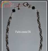 crochet spiral necklace