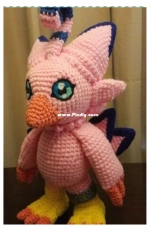 1upcrochet - Ashe - Biyomon - Free