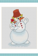 Snowman by Marina Chabanyuk
