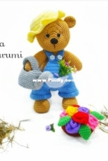Ternura amigurumi - gardener bear