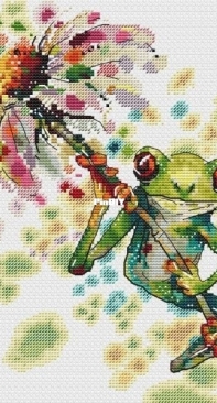 Belka stitch - Frog by Yulia Leonova (Юлия Леонова) XSD