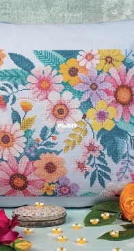 Blooming Beauty by Emma Congdon from Cross Stitcher 424 PCS + XSD