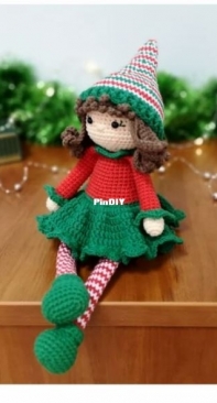 FunnyStitch - Svetlana Teplyakova - Ellie the christmas elf  - English