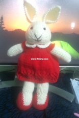 girl rabbit of little cotton