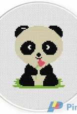 Daily Cross Stitch - Cute Baby Panda