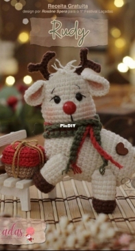 Ro Migurumi - Rosâne Spera - Reindeer Rudy - Rena Rudy - Portuguese - Free