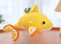 Fuzzle Forms - Angela Johnson - Orange Shark