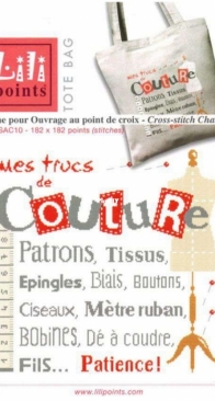 Lili Points SAC 10 Mes Trucs de Couture  XSD + PCS