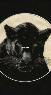 Black Panther by Jill Oxton from Jill Oxtons Cross Stitch Australia 27 PCS