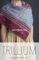 Expression Fiber Arts - Jane Vansalous - Trillium Shawl
