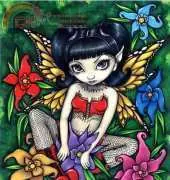 HAED HAEJBG 8512 Fishnets and Flowers by Jasmine Becket-Griffith