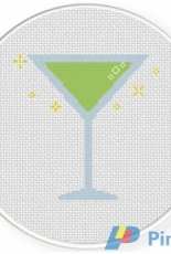 Daily Cross Stitch - Martini
