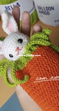 Atelie Pingouin - mieatelie - Karina Mie - Carrot  case - Estojo cenoura - Portuguese - Free