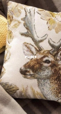 Wild Winter - Stag Cushion by Carol Thornton from Cross Stitch Gold Issue 160  XSD + PCS