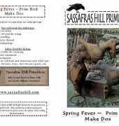 Sassafras Hill Primitives-Spring Fever-Prim bird