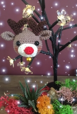 Keychain reindeer for Christmas