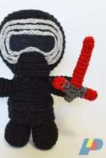 Bunnies and Yarn -Michelle Alvarez- Kylo Ren Crochet Pattern
